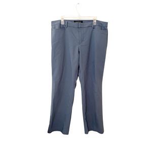 LIVERPOOL Womens Kelsey Pants Bering Sea Stretch Straight‎ Leg Flat Font Size 16